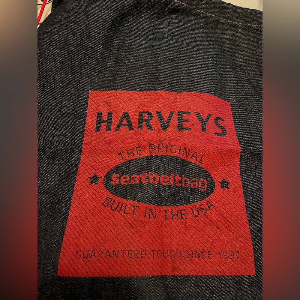 Harvey’s Denim cinch backpack LTD